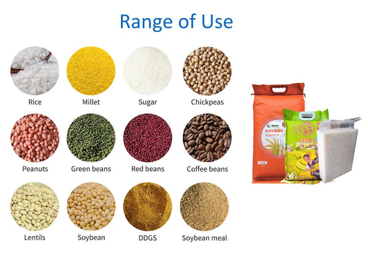 DCS-50E2-Z 10–50kg Peanut Kernels & 10–30kg Peanut Pods Intelligent Weighing & Packaging Machine for Grain & Seed Packing