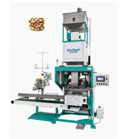Ewinall BZD-200Z Semi-Automatic Large Bag Vacuum Packing Machine – 12.5-25kg Dual-Shape Vacuum & Outer Bag Sewing System
