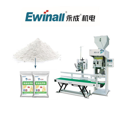 Ewinall DCS-25-S 5–25kg High-Efficiency Powder Packing Machine | Automatic Flour & Feed Bagging