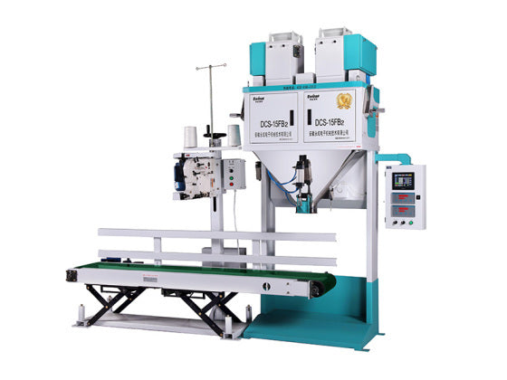automatic, high-precision packaging of free-flowing granular materials such as rice, white sugar, feed, and plastic pellets