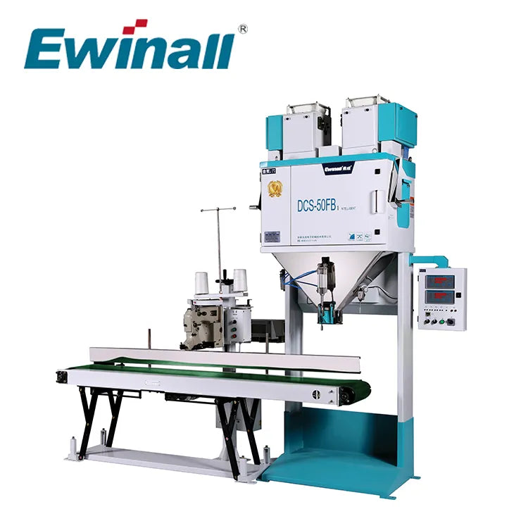Ewinall Dcs-50fb1 Bagging Rice Packing Machine 25kg 50kg Manual Rice Mill