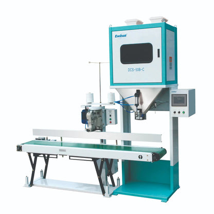 Envasadora automática de arroz y granos Ewinall DCS-50B-C de 25-50 kg | Solución de envasado de alta precisión para alimentos, piensos y azúcar