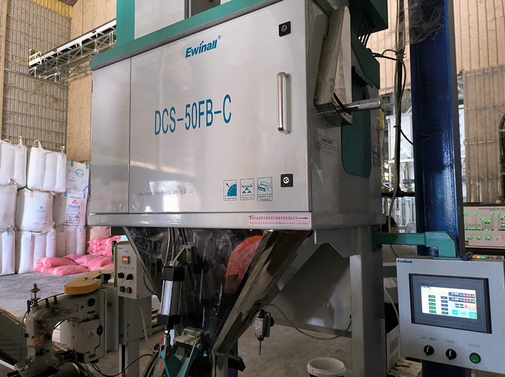 Ewinall DCS-50FB-C Automatic Rice & Grain Bagging Machine | 5–50kg High-Precision Packaging for Beans, Corn, Flour & Feed