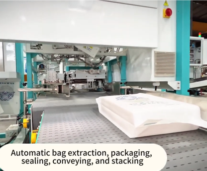 Ewinall One-Stop Six-Sided Vacuum Packaging System for Rice & Grains | Automated Packaging Line