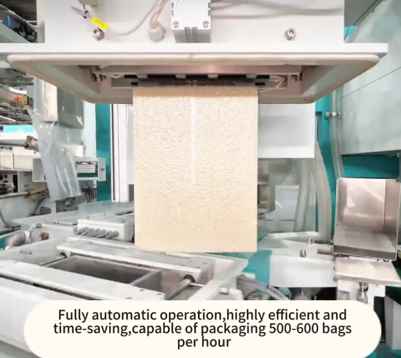 Ewinall One-Stop Six-Sided Vacuum Packaging System for Rice & Grains | Automated Packaging Line