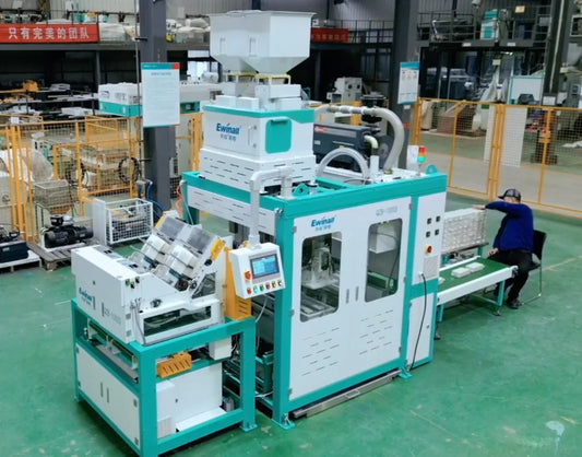 Ewinall QZB-1000S Fully Automatic Six-Sided Vacuum Packaging Machine | High-Speed Rice, Grain & Bean Packaging Line
