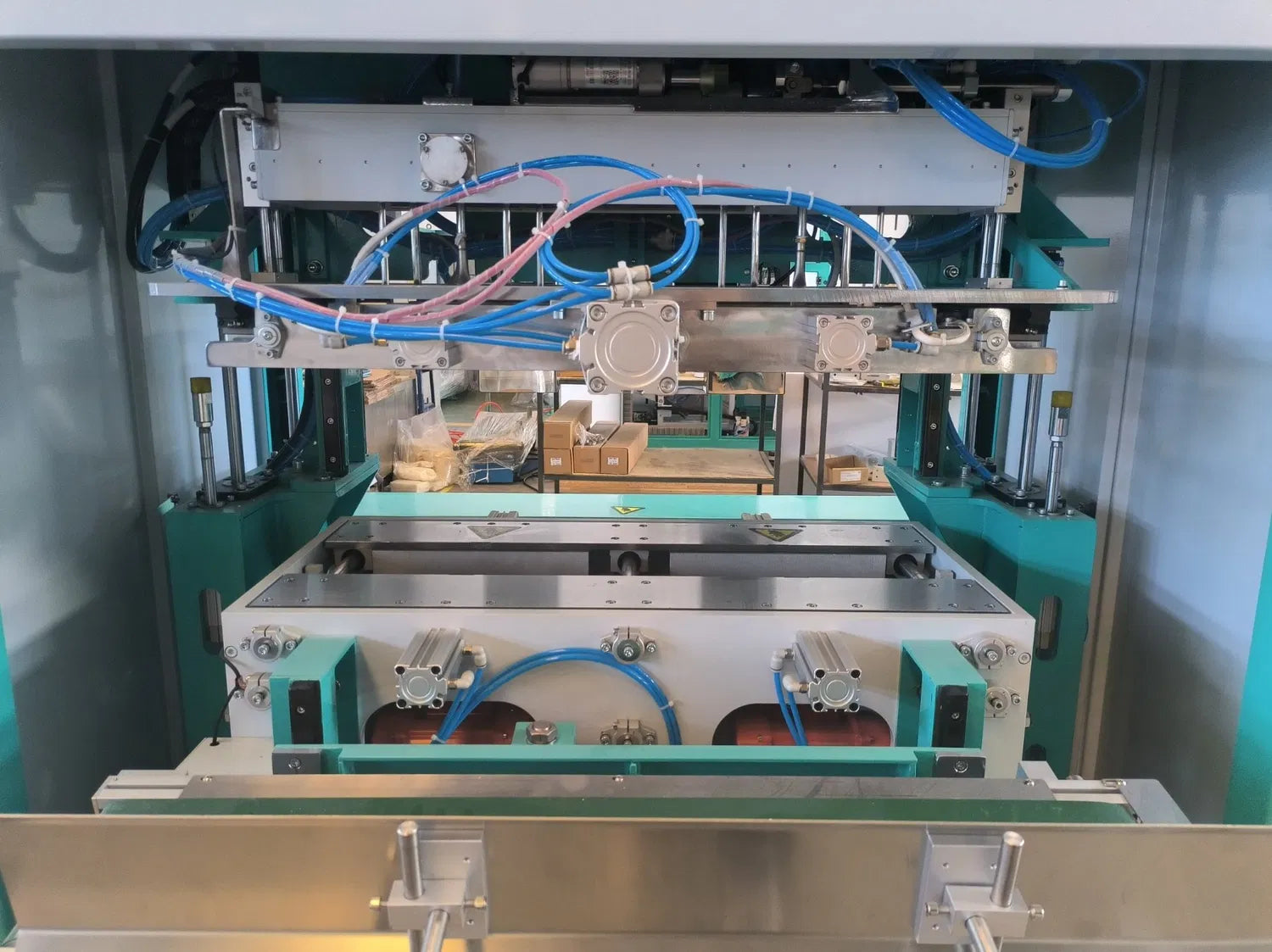 Semi Automatic Brick Shape Six Side vacuum Rice Packing Scale