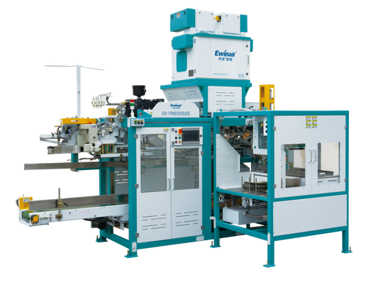 Ewinall QZB-700N Automatic Rice Packaging Machine | 2.5–25kg Open‑Mouth Woven Bagging