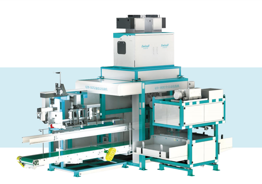 Ewinall QZB-50ZE2 Fully Automatic Bagging Machine – 40kg Feed & Granule Woven Bag Filling, Sealing & Sewing System