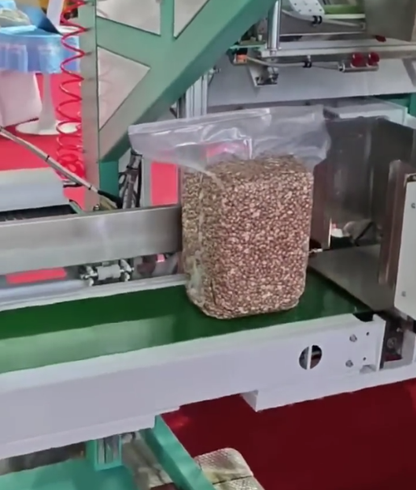 Ewinall BZD-200Z Semi-Automatic Large Bag Vacuum Packing Machine – 12.5-25kg Dual-Shape Vacuum & Outer Bag Sewing System