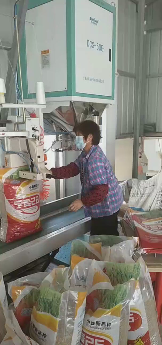 Ewinall DCS-50E-C Rice Bagging Machine |10-50kg Automatic Rice, Feed & Grain Packaging Solution