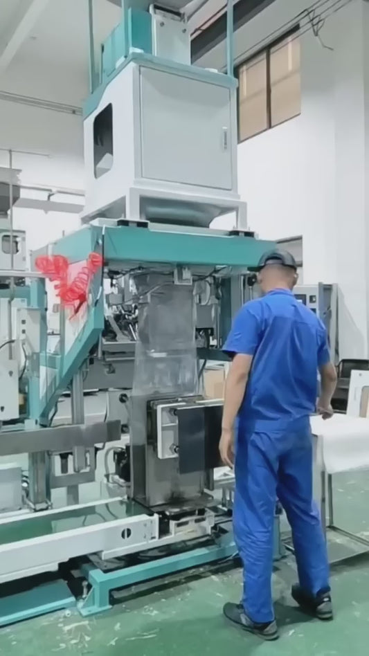 Ewinall BZD-200Z Semi-Automatic Large Bag Vacuum Packing Machine – 12.5-25kg Dual-Shape Vacuum & Outer Bag Sewing System