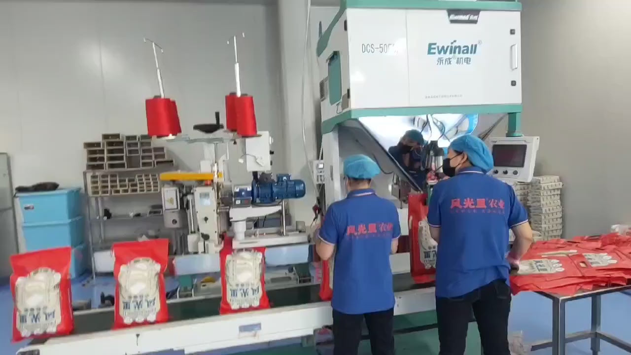 Advanced High-Precision Automatic Weighing System for Rice and Feed